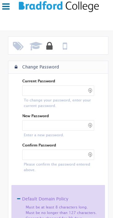 Change Password